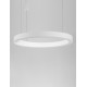 CCT Dimmable Sandy White Aluminium & Acrylic LED 80 Watt 230 Volt 4373Lm 2700K - 4000K IP20 Remote Control Included D: 100 