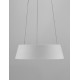 Triac Dimmable Sandy White Aluminium Outside Champaign Gold Inside LED 42 Watt 230 Volt 1279Lm 3000K IP20 D: 42 H: 200 cm Adjus