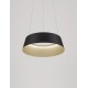Triac Dimmable Sandy Black Aluminium Outside Champaign Gold Inside LED 42 Watt 230 Volt 1279Lm 3000K IP20 D: 42 H: 200 cm Adjus