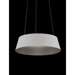 Triac Dimmable Sandy White Aluminium Outside Champaign Gold Inside LED 53 Watt 230 Volt 1982Lm 3000K IP20 D: 54 H: 200 cm Adjus