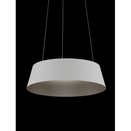 Triac Dimmable Sandy White Aluminium Outside Champaign Gold Inside LED 53 Watt 230 Volt 1982Lm 3000K IP20 D: 54 H: 200 cm Adjus