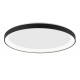 2700K Triac Dimmable Sandy Black Aluminium & Acrylic LED 30 Watt 230 Volt 1785Lm IP20 D: 38 H: 6 cm - PNL9345681 - NOVALUCE