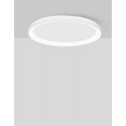 2700K Triac Dimmable Sandy White Aluminium & Acrylic LED 50 Watt 230 Volt 3134Lm IP20 D: 58 H: 6 cm - PNL9345684 - NOVALUCE