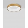 Triac Dimmable Brushed Gold Aluminium & Acrylic LED 30 Watt 230 Volt 1845Lm 3000K IP20 D: 38 H: 9 cm