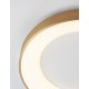 Triac Dimmable Brushed Gold Aluminium & Acrylic LED 30 Watt 230 Volt 1845Lm 3000K IP20 D: 38 H: 9 cm - PNL9353832 - NOVALUCE