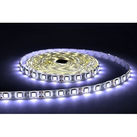 BANDE LED 12V - 30LEDs/m 7.2W/m 6000°K 5m Epoxy IP65