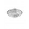 Chrome Aluminium & K9 Crystal LED 40 Watt 230 Volt 2400Lm 4000K IP20 D: 50 H: 10.7 cm