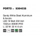 Sandy White Steel Aluminium & Acrylic LED 19 Watt 230 Volt 1342Lm 3000K IP20 L: 32 W: 32 H: 6 cm - PNL9364038 - NOVALUCE