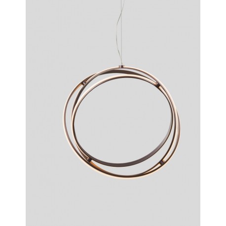 Triac Dimmable Black Purple Aluminium & Acrylic LED 63 Watt 230 Volt 3043Lm 3000K IP20 D: 70 H: 150 cm Adjustable Height & Adju