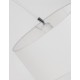 White Fabric Shade White Aluminium Base LED E27 1x12 Watt 230 Volt IP20 Bulb Excluded Cable Length: 180 cm L: 90 H: 180 cm - PNL