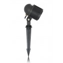 Projecteur piquet massif LED COB extérieure 10W - IP65 - Finition Gris Anthracite- Boite - 3000°K
