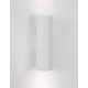 Sandy White Aluminium LED GU10 2x10 IP20 220-240 Volt Bulb Excluded D: 5.6 W: 8 H: 18 cm - PNL9450881 - NOVALUCE