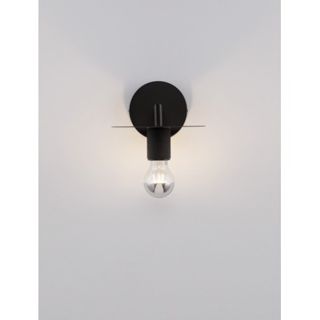 Black Metal LED E27 1x12 Watt 230 Volt IP20 Bulb Excluded D: 12 W: 21 H: 15.5 cm - PNL9501232 - NOVALUCE