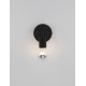 Black Metal LED E27 1x12 Watt 230 Volt IP20 Bulb Excluded D: 12 W: 12 H: 15.5 cm - PNL9501233 - NOVALUCE