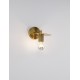 Gold Metal LED E27 1x12 Watt 230 Volt IP20 Bulb Excluded D: 12 W: 21 H: 15.5 cm