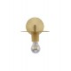 Gold Metal LED E27 1x12 Watt 230 Volt IP20 Bulb Excluded D: 12 W: 21 H: 15.5 cm - PNL9501238 - NOVALUCE