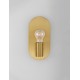 Gold Metal LED E27 1x12 Watt 230 Volt IP20 Bulb Excluded D: 12.5 W: 10 H: 25 cm - PNL9501244 - NOVALUCE