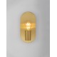 Gold Metal LED E27 1x12 Watt 230 Volt IP20 Bulb Excluded D: 12.5 W: 10 H: 25 cm - PNL9501244 - NOVALUCE