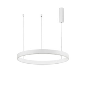 2700-6000K Changing CCT & Dimming Sandy White Aluminium & Acrylic LED 50 Watt 3684Lm 230 Volt IP20 D: 80 H: 200 cm - PNL953021 2