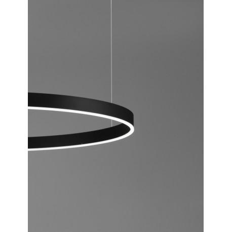 2700-6000K Changing CCT & Dimming Sandy Black Aluminium & Acrylic LED 80 Watt 6000Lm 230 Volt IP20 D: 150 H: 250 cm Adjusta