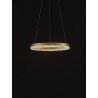 Triac Dimmable Brass Gold Aluminium LED 23 Watt 220 Volt 2521Lm 3000K IP20 D: 40 H: 150 cm Adjustable Height