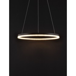 Triac Dimmable Sandy Black Aluminium LED 32 Watt 220 Volt 3288Lm 3000K IP20 D: 60 H: 150 cm Adjustable Height - PNL9530227 - NO