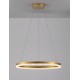 Triac Dimmable Brass Gold Aluminium LED 32 Watt 220 Volt 3288Lm 3000K IP20 D: 60 H: 150 cm Adjustable Height - PNL9530228 - NOV