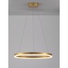Triac Dimmable Brass Gold Aluminium LED 32 Watt 220 Volt 3288Lm 3000K IP20 D: 60 H: 150 cm Adjustable Height