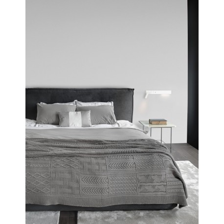  Sandy White Metal Adjustable - Switch On/Off USB Charger LED Cree 230 Volt 3000K Backlight 5 Watt 350Lm Reader 1x3 Watt 210Lm