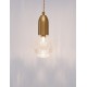Brass Metal & Clear Glass LED G9 1x6 Watt 230 Volt IP20 Bulb Excluded D: 9.5 H: 120 cm Adjustable height - PNL9536412 - NOVAL