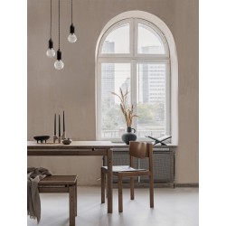 Black Metal & Clear Glass LED G9 3x6 Watt 230 Volt IP20 Bulb Excluded D: 30 H: 150 cm Adjustable height - PNL9536418 - NOVALUC