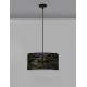 Black Metal Outside Gold Metal Inside White Acrylic Cover LED E27 2x12 Watt 230 Volt IP20 Bulb Excluded D: 40 H 1: 20 H 2: 120 