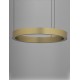 Triac Dimmable Brass Gold Aluminium & Acrylic LED 40 Watt 230 Volt 2153Lm 3000K IP20 D: 60 H: 200 cm Adjustable Height - PNL955