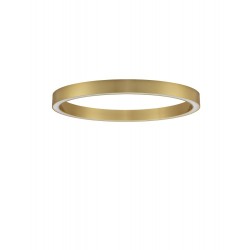 Triac Dimmable Brass Gold Aluminium & Acrylic LED 60 Watt 230 Volt 3389 Lm 3000K IP20 D: 100 W: 4 H: 6.5 cm - PNL9558680 - NOVAL