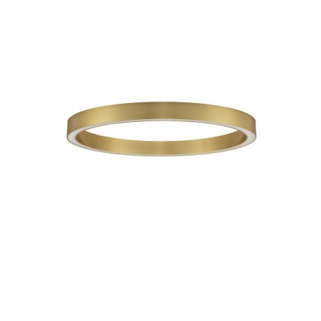 Triac Dimmable Brass Gold Aluminium & Acrylic LED 60 Watt 230 Volt 3389 Lm 3000K IP20 D: 100 W: 4 H: 6.5 cm - PNL9558680 - NOVAL