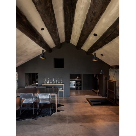 Matt Black Metal LED E27 1x12 Watt 230 Volt IP20 Bulb Excluded D: 22 H: 120 cm Adjustable height Adjustable - PNL9624100 - NOVAL