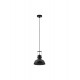 Matt Black Metal LED E27 1x12 Watt 230 Volt IP20 Bulb Excluded D: 22 H: 120 cm Adjustable height Adjustable - PNL9624100 - NOVAL