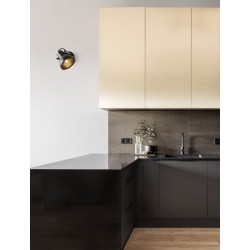 Matt Black Metal LED E14 1x5 Watt 230 Volt Switch On/ Off IP20 Bulb Excluded D: 12 W: 18 H: 12 cm Adjustable - PNL9624102 - NOVA