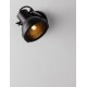 Matt Black Metal LED E14 1x5 Watt 230 Volt Switch On/ Off IP20 Bulb Excluded D: 12 W: 18 H: 12 cm Adjustable - PNL9624102 - NOVA