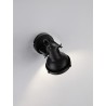 Matt Black Metal LED GU10 1x10 Watt 230 Volt IP20 Bulb Excluded D: 12 W: 20 H: 21 cm Adjustable 