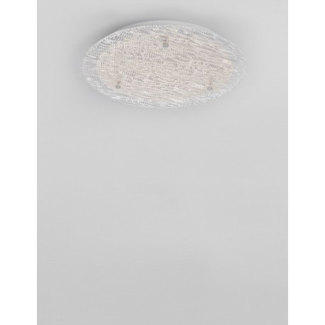 White Metal & Glass LED 30 Watt 230 Volt 1800Lm 3000K IP20 D: 43 H: 9 c - PNL9624221 - NOVALUCE