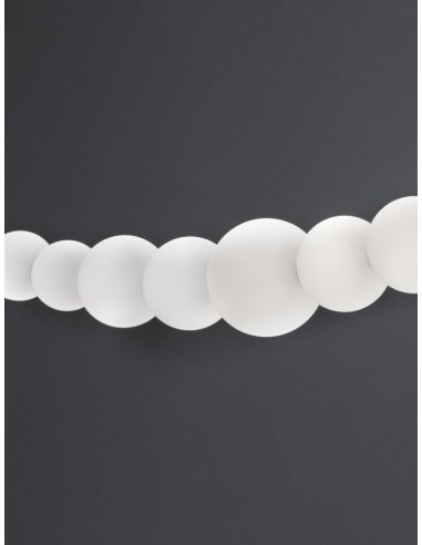 Triac Dimmable Gold Metal & Opal Glass LED 28 Watt 230 Volt 2686Lm 3000K IP20 L: 109 W: 13.5 H: 120 cm - PNL9695205 - NOVALUCE