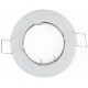 SUPPORT DE SPOT ROND BLANC 77mm