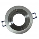 SUPPORT DE SPOT ROND Orientable ALUMINIUM 92 mm