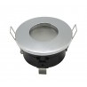 SUPPORT DE SPOT BBC Etanche ROND Etain Brossé 82mm