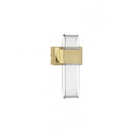 Brass Gold Metal & Acrylic LED 10 Watt 220-240 Volt 413Lm 3000K IP20 L: 12 W: 10 H: 21.5 c - PNL9756716 - NOVALUCE