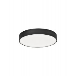 CCT Dimmable Sandy Black Aluminium & Acrylic LED 40 Watt 220-240 Volt 1964Lm 2700-3500-5000K IP20 Included Remote Control D: 46
