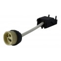 DOUILLE CERAMIQUE GU10 AUTOMATIQUE 230V CL2 + Câble