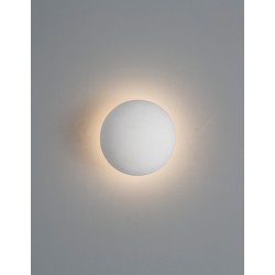 White Gypsum & White Alumimium LED 6 Watt 220-240 Volt 160Lm 3000K IP20 D: 11 W: 9.6 H: 7.5 cm - PNL9831050 - NOVALUCE