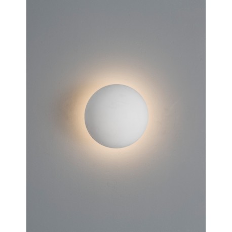 White Gypsum & White Alumimium LED 6 Watt 220-240 Volt 160Lm 3000K IP20 D: 11 W: 9.6 H: 7.5 cm - PNL9831050 - NOVALUCE